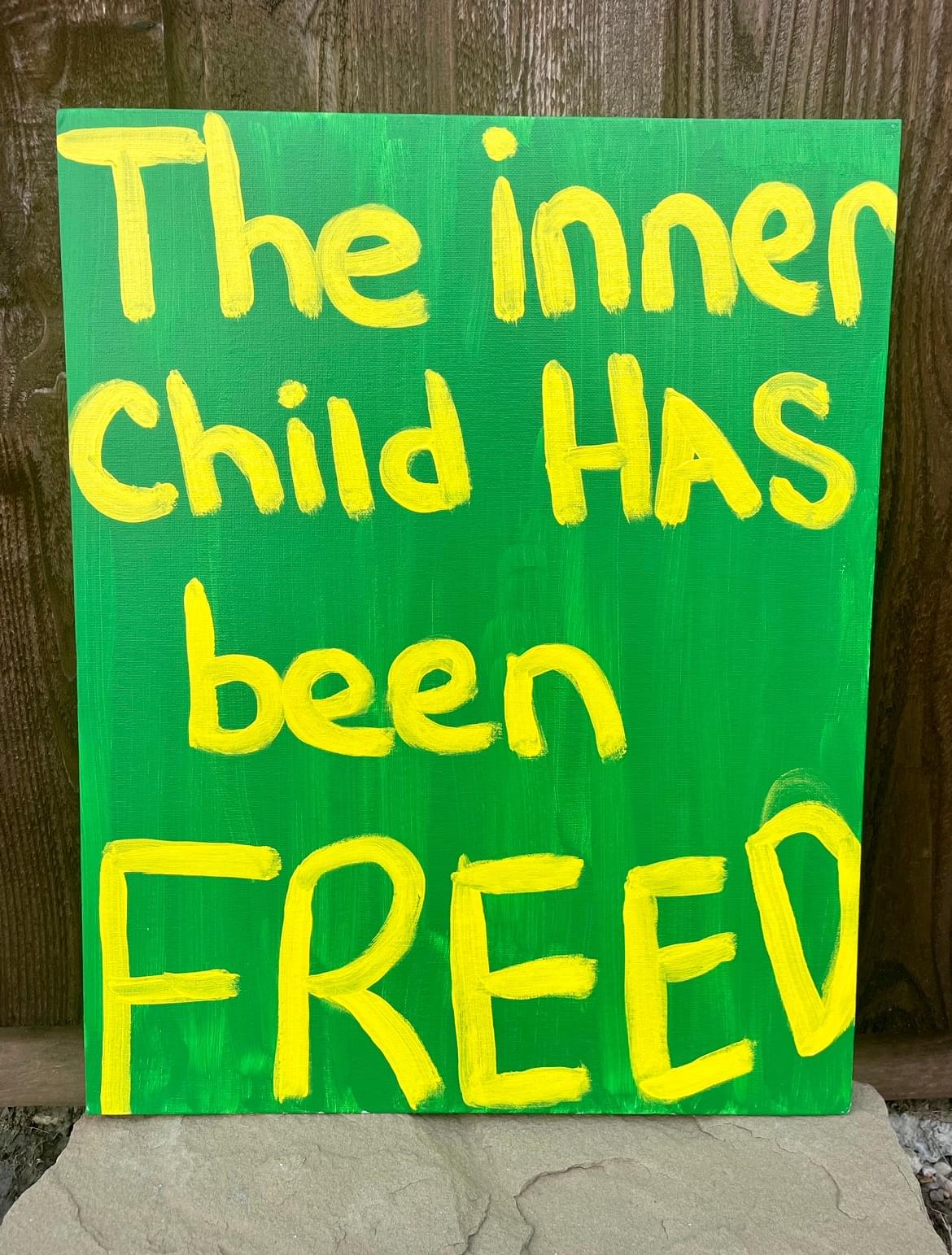 The Inner Child Has Been Freed (16x20 Original)