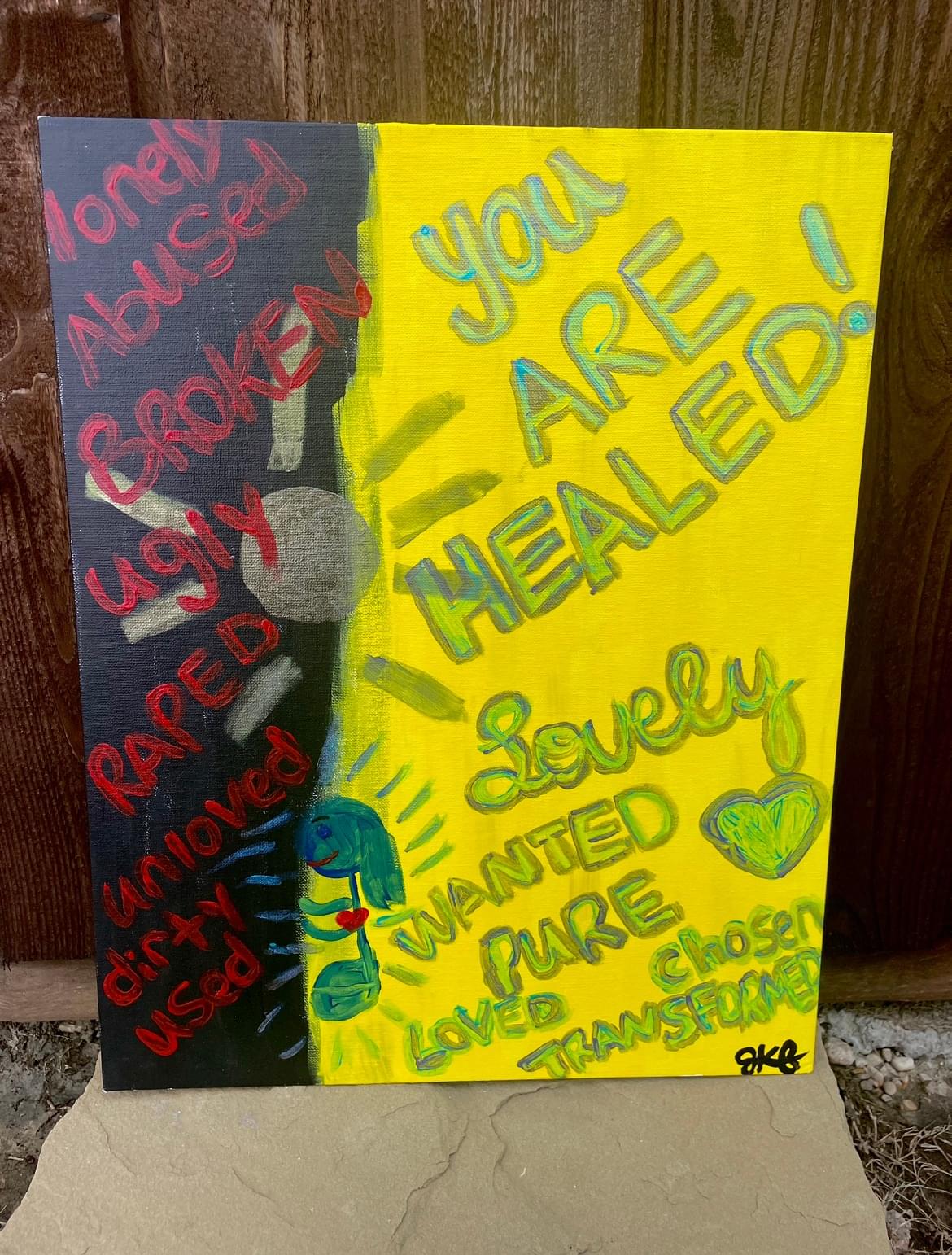 You Are Healed (16x20 Original)